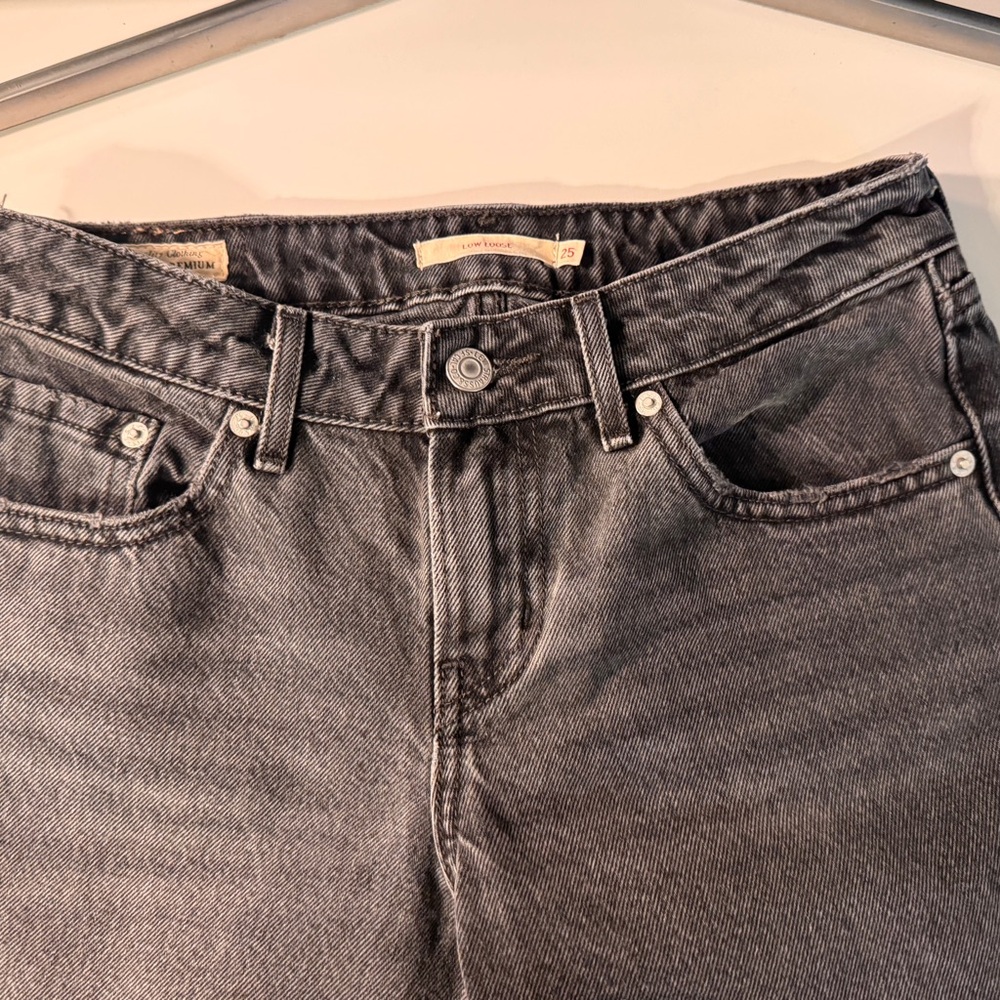 Levi's Gray Straight Leg Jeans